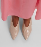 Khaite Miriam leather pumps