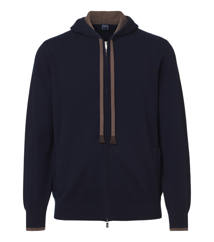 Photo: Fedeli Cashmere zip-up hoodie