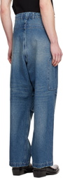 Random Identities Blue Washed Denim Berlin Baggy Jeans