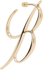 Blumarine Gold B Monogram Single Earring