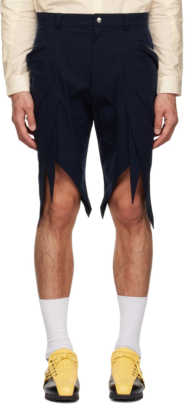 kiko kostadinov Torino asymmetric shorts
