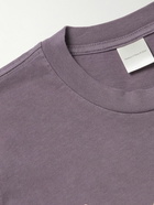 Museum Of Peace & Quiet - Peaks Printed Cotton-Jersey T-Shirt - Purple