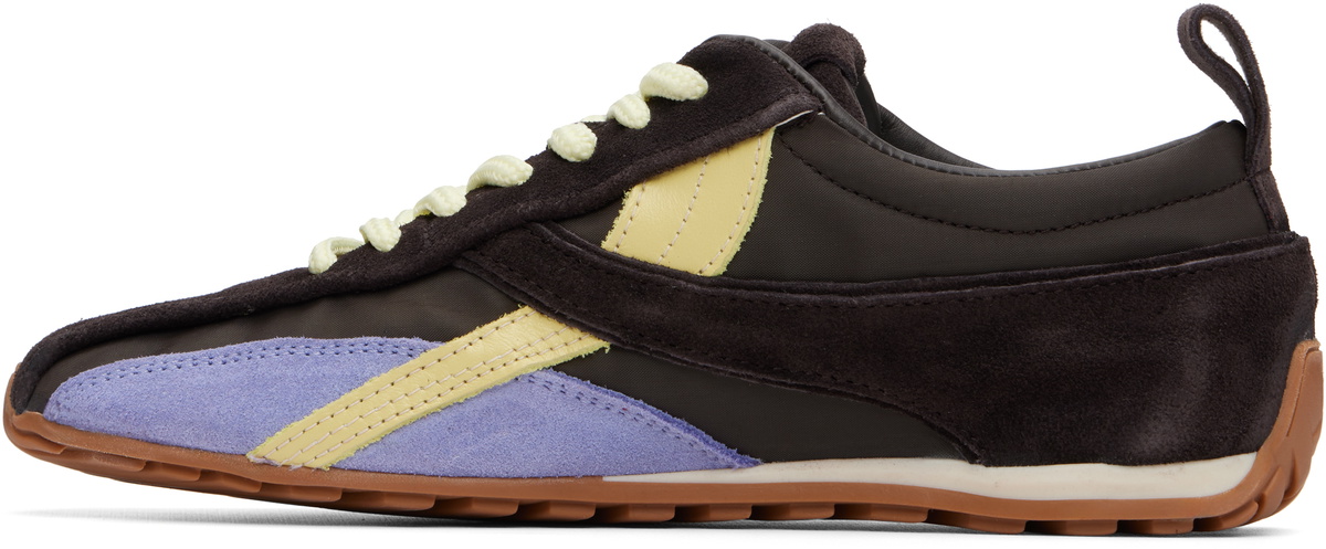 Alohas Brown Tb.304 Nylon Leather Sneakers