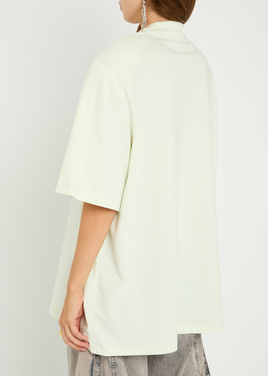 The Attico Killie Oversized Cotton T-shirt Off White
