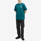 Beams Plus Men's 5 Pocket Wide Denim Jeans in Black