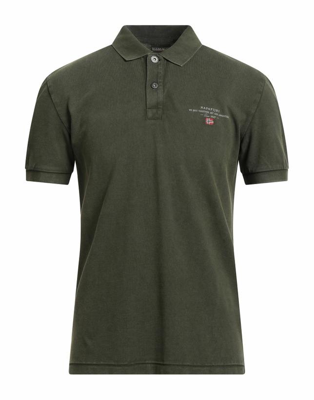 Photo: Napapijri Mens Polo shirt Military in Green