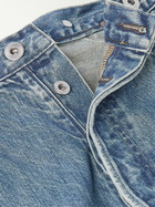 A.PRESSE - No.22 Tapered Button-Embellished Jeans - Blue