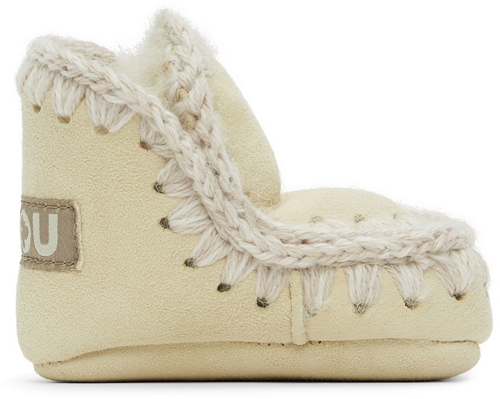 Photo: Mou Baby Off-White Suede Pre-Walkers