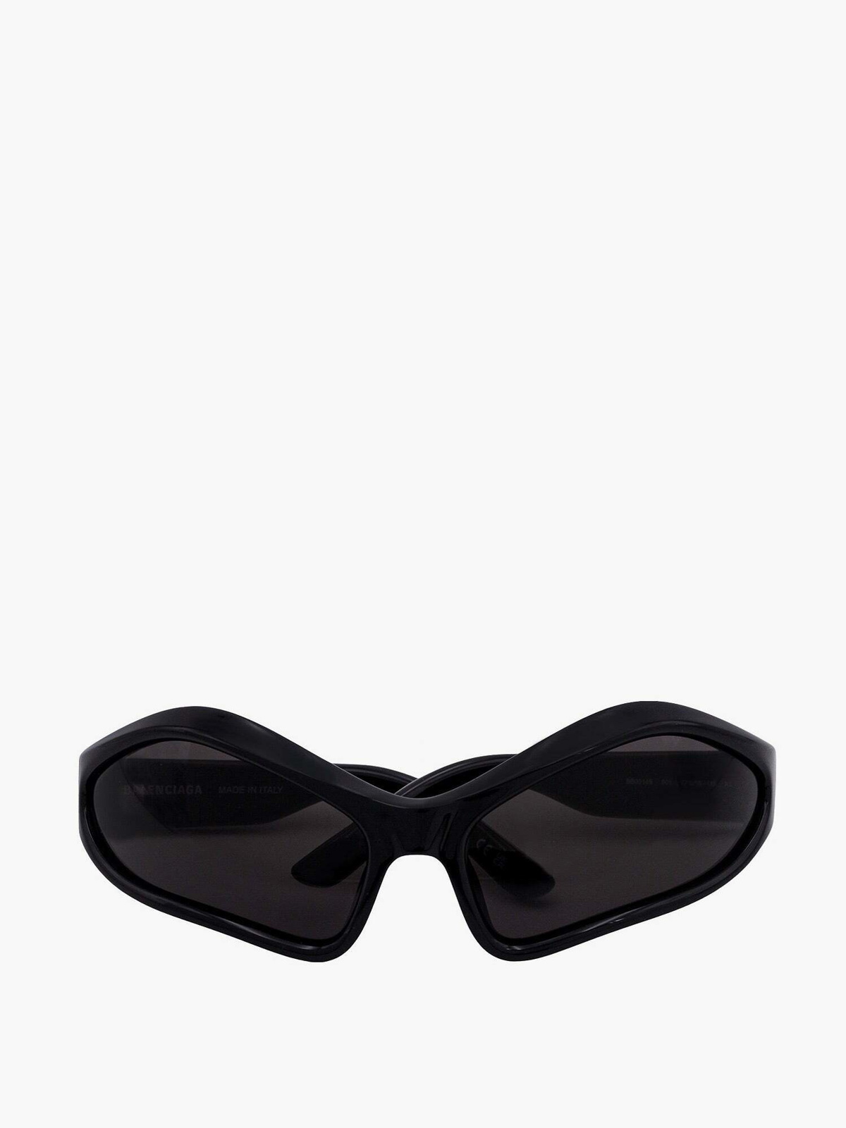 BB Monogram Oval Sunglasses in Black - Balenciaga
