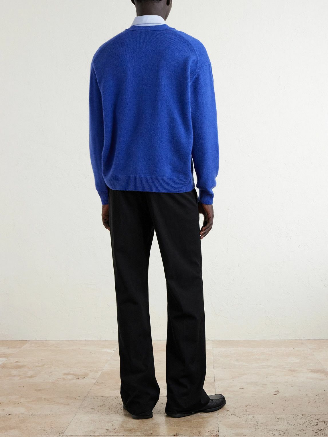 Auralee - Cashmere Cardigan - Blue Auralee