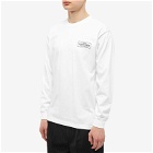 Neighborhood Men's Long Sleeve Bar & Shield T-Shirt in White