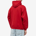 PACCBET Men's Logo Popover Hoody in Dark Red