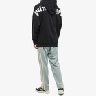 Palm Angels Men's Logo Popover Hoody in Black/White