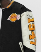 Mitchell & Ness Nba Team History Varsity Jacket Vintage Logo Los Angeles Lakers   Black     Bomber Jackets/College Jackets/Team Jackets   S