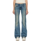 R13 Blue Flare Boy Jeans
