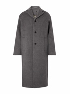 Séfr - Amo Brushed Wool and Cashmere-Blend Coat - Gray