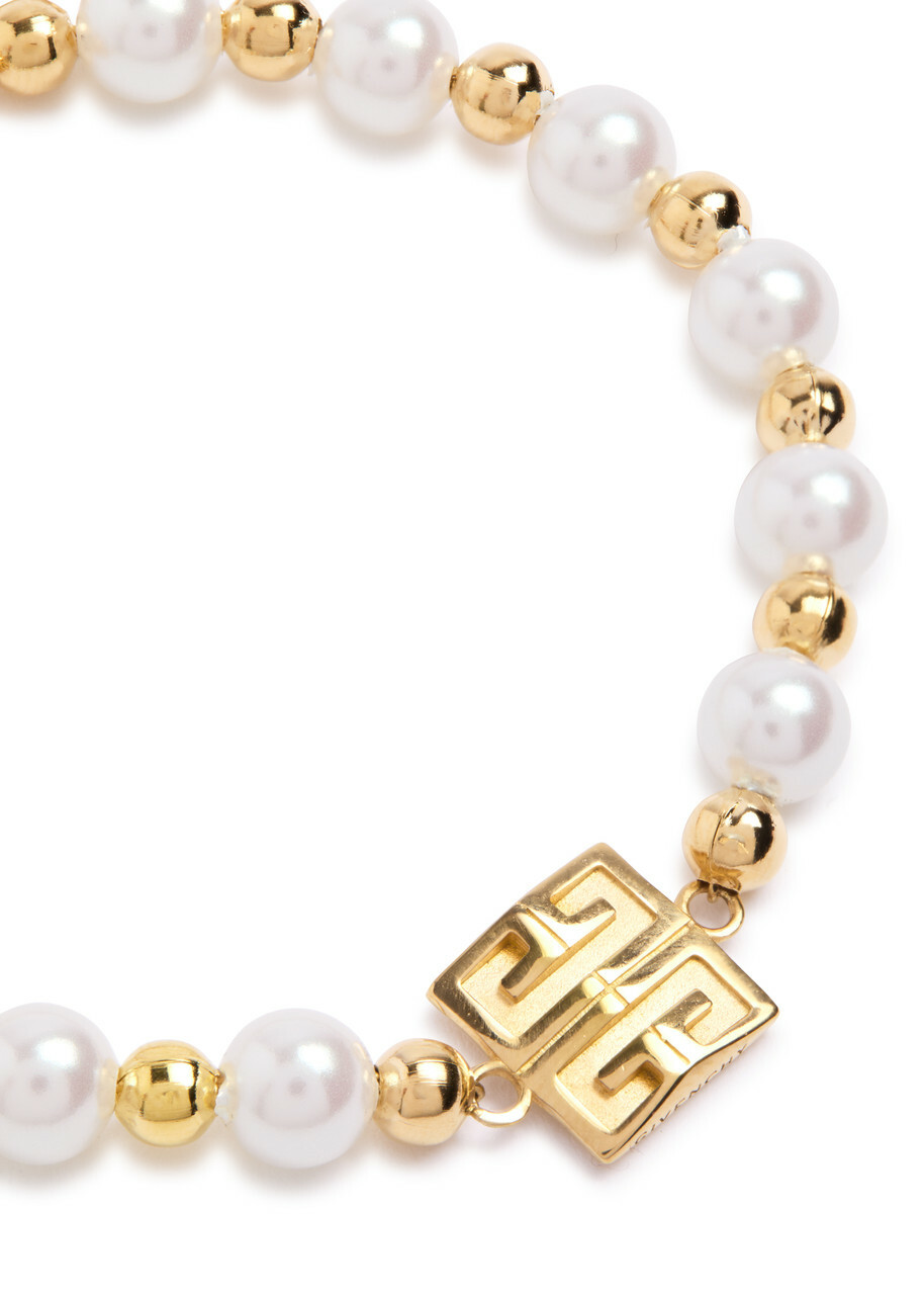 Givenchy 4G Faux Pearl-embellished Bracelet - Gold - One Size