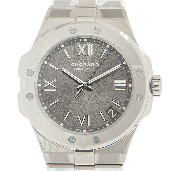 Photo: Chopard Alpine Eagle Automatic Chronometer Grey Dial Mens Watch 298600-3002