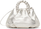 HEREU Silver Bombon Metallic Bag