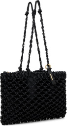 Jil Sander Black Tangle Net Tote