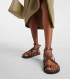 A. Emery Jalen Slim leather sandals