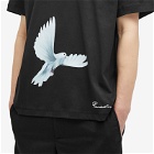 3.Paradis Men's Flying Doves T-Shirt in Black