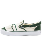 Vans Vault x Nicole Mclaughlin UA Slip-On VP VR3 LX Sneakers in White/Green