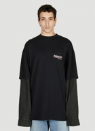 Balenciaga - Layered T-Shirt in Black