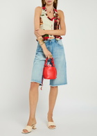 House OF Sunny The Rose Garden Printed Canvas top White