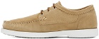 PS by Paul Smith Beige Pebble Boat Shoes