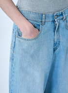 ERL Flared Wide-Leg Jeans