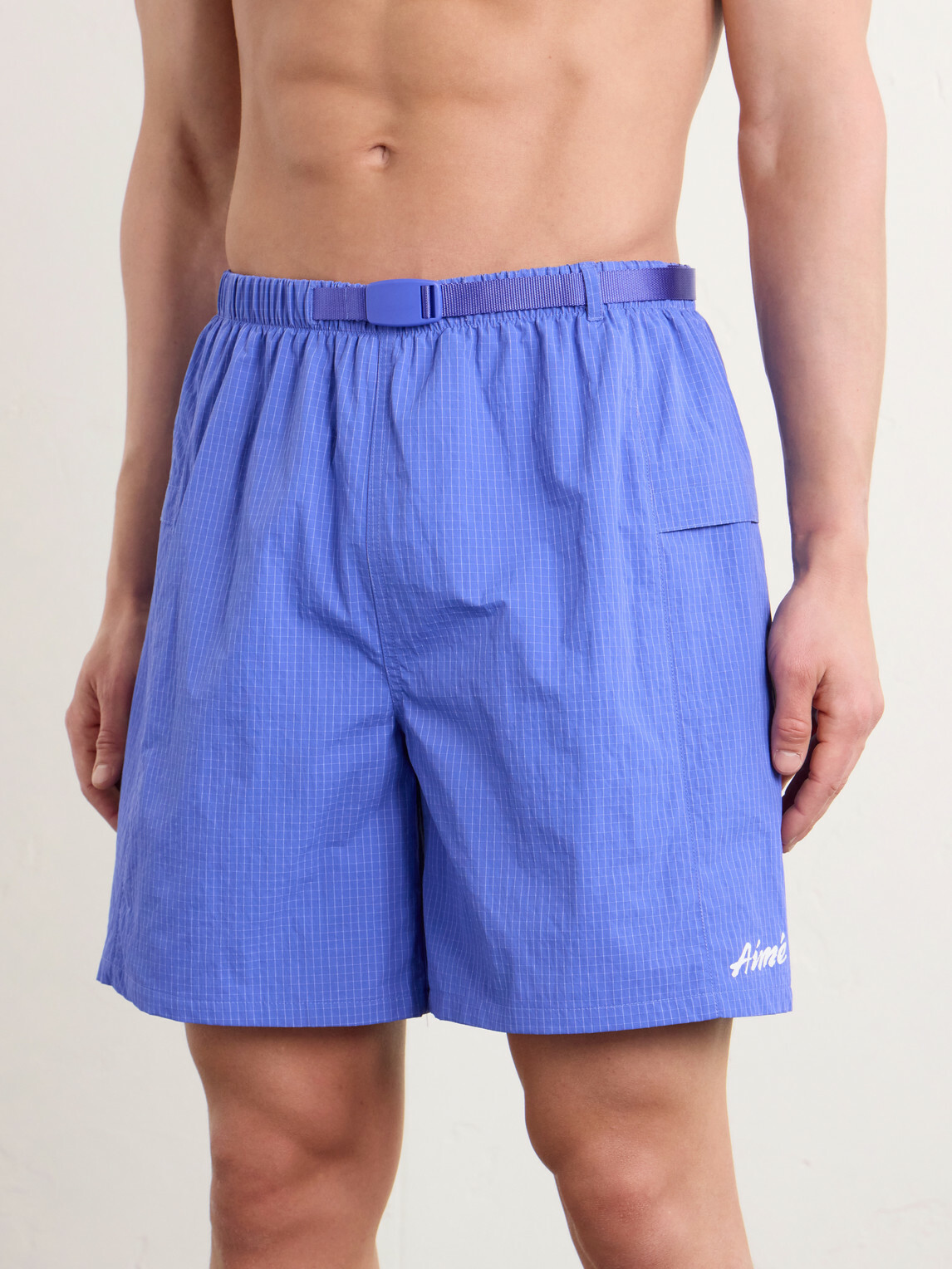 Aimé Leon Dore - Straight-Leg Ripstop Shorts - Blue