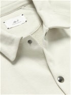 Mr P. - Organic Cotton-Jersey Bomber Jacket - White