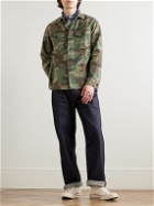OrSlow - Woodland Camouflage-Print Cotton-Canvas Shirt - Green