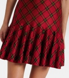 McQueen Plaid minidress
