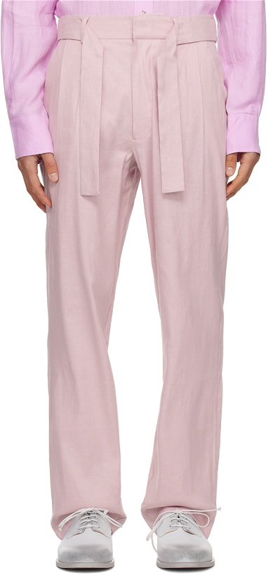 Photo: COMMAS Pink Tailored Trousers