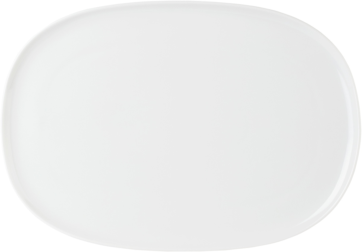 Alessi White Itsumo Oval Serving Plate