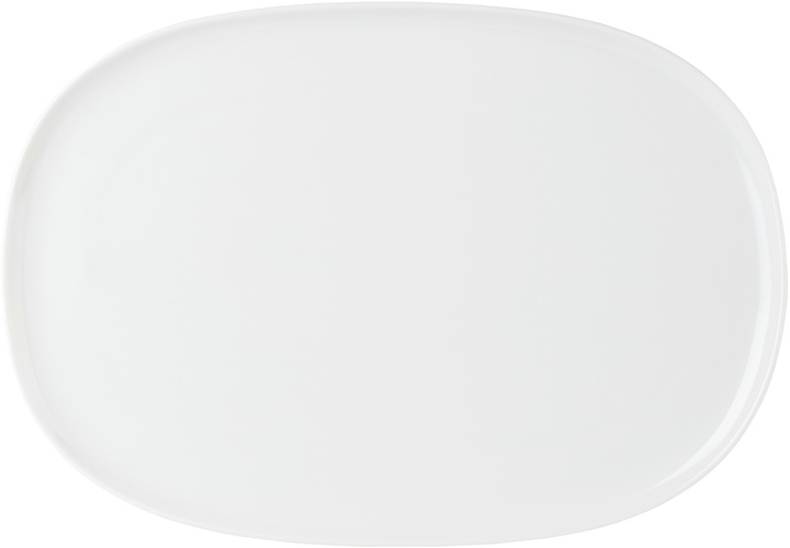 Photo: Alessi White Itsumo Oval Serving Plate