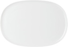Alessi White Itsumo Oval Serving Plate