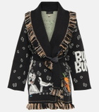 Alanui - x Looney Tunes Bugs Bunny virgin wool cardigan