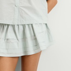 My Mum Made It Women's Pleat Mini Skirt in Mint
