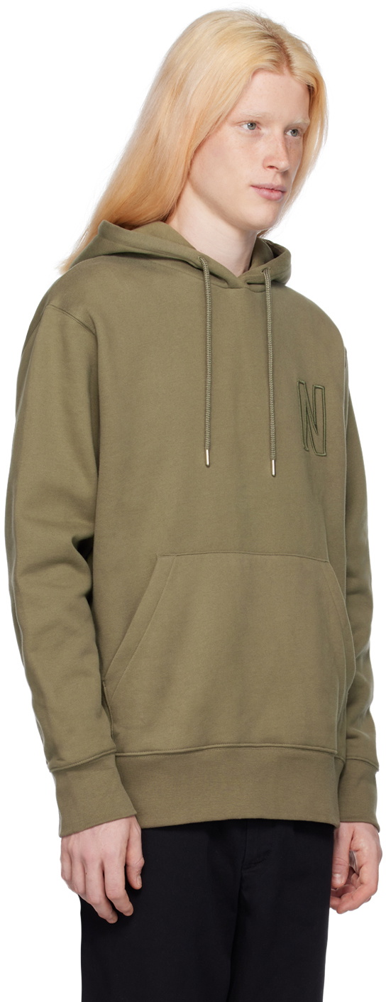 NORSE PROJECTS Khaki Arne Hoodie