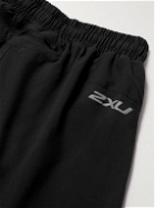 2XU - Aero Straight-Leg Stretch-Shell Shorts - Black