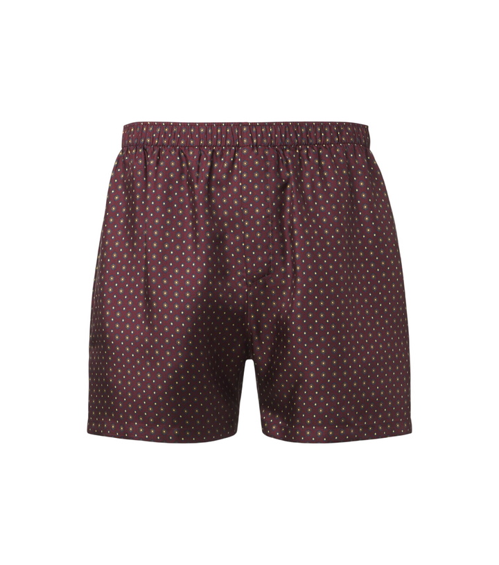 Photo: Saint Laurent Printed silk shorts