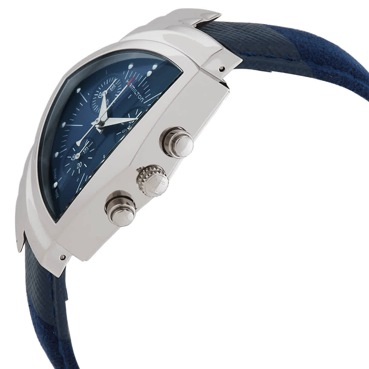 Hamilton Ventura Chronograph Quartz Blue Dial Watch H24432941