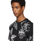 Givenchy Black Icarus Regular Fit T-Shirt