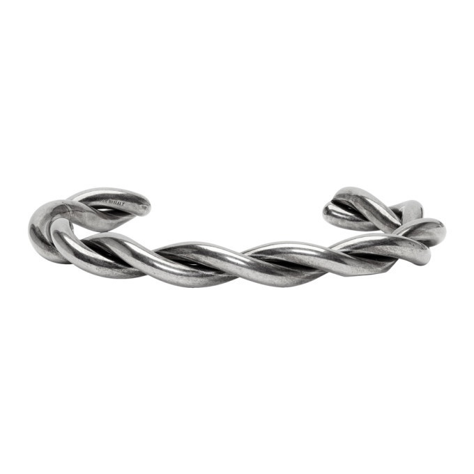 Photo: Lanvin Silver Wrapped Metal Bracelet