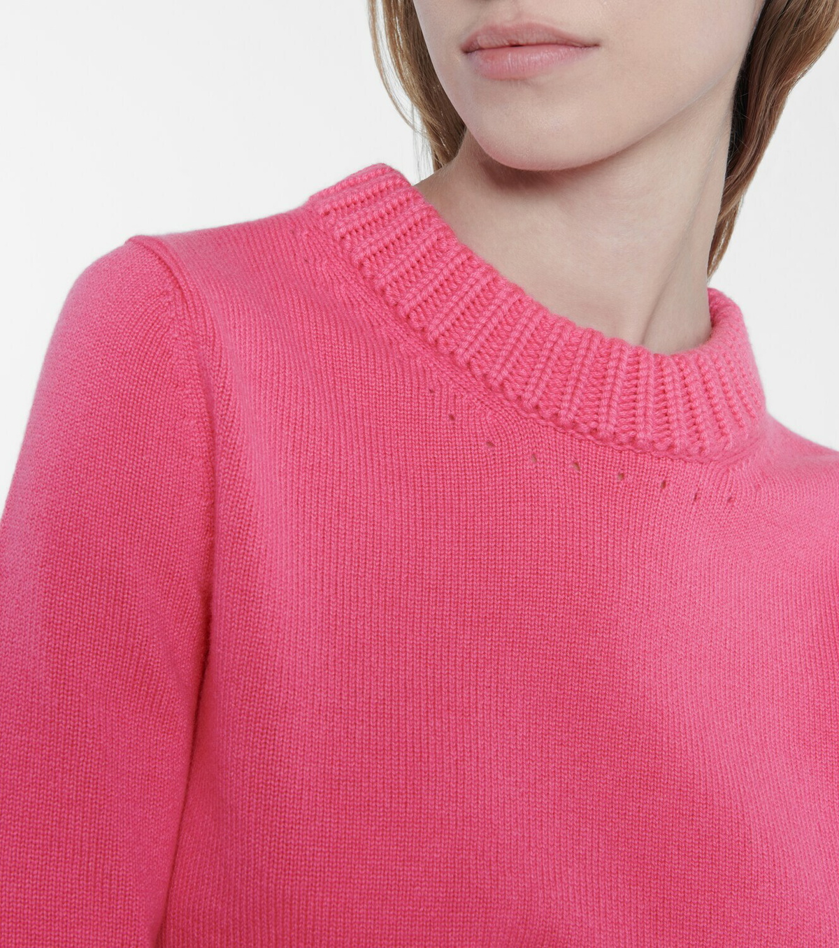 Alexander McQueen Cashmere cropped sweater