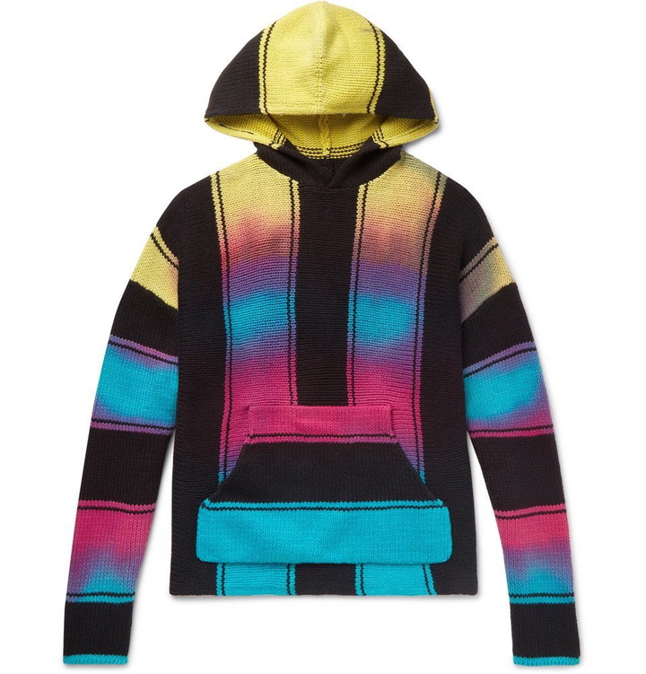 Photo: AMIRI - Striped Cotton-Blend Hoodie - Men - Multi