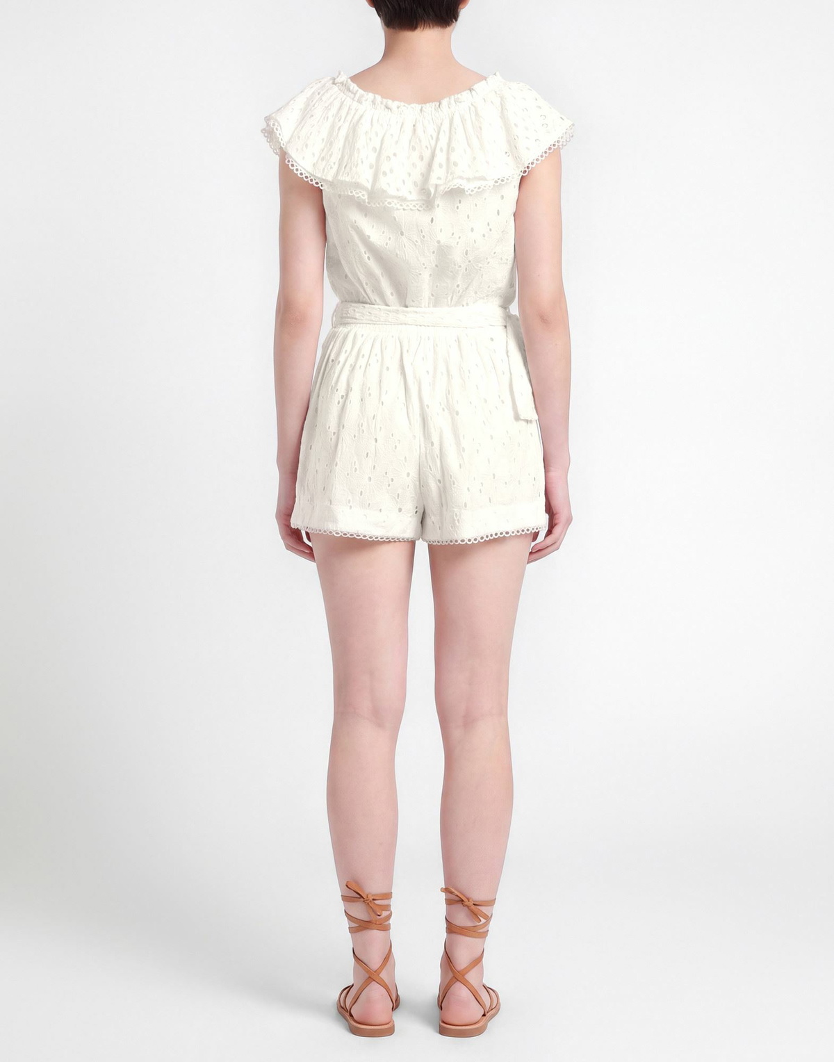 Poupette St Barth Womens Playsuit in White